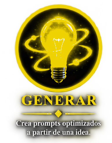 Generar: crea prompts optimizados a partir de una idea